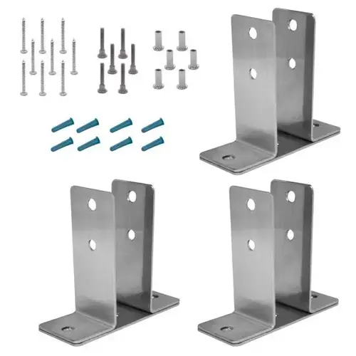 URINAL SCREEN PACK 1-1/4" (3) BRACKETS - CRSS 6LP URINAL SCREEN PACK 1-1/4" (3) BRACKETS - CRSS 6LP