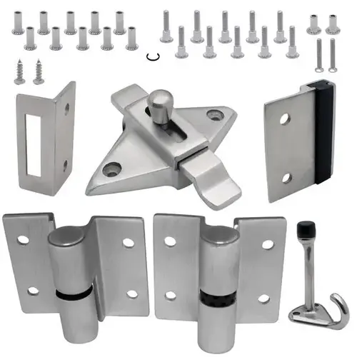 DOOR HARDWARE (RH-IN) 7/8" DOOR & POST (7113) STAINLESS 6LP DOOR HARDWARE (RH-IN) 7/8" DOOR & POST (7113) STAINLESS 6LP