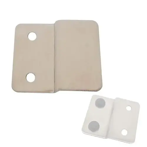 STRIKE - DOOR PLATE W/BUMPERS (BOB STYLE) - STAMPED S/S STRIKE - DOOR PLATE W/BUMPERS (BOB STYLE) - STAMPED S/S