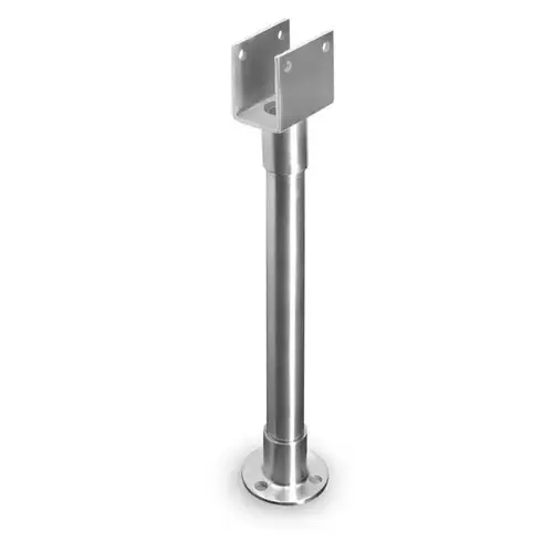 PILASTER SUPPORT BRACKET 1-1/4" (9-1/2"-12") STAINLESS PILASTER SUPPORT BRACKET 1-1/4" (9-1/2"-12") STAINLESS