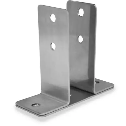 URINAL SCREEN BRACKET 1-1/4" X-HIGH STAMPED S/S URINAL SCREEN BRACKET 1-1/4" X-HIGH STAMPED S/S