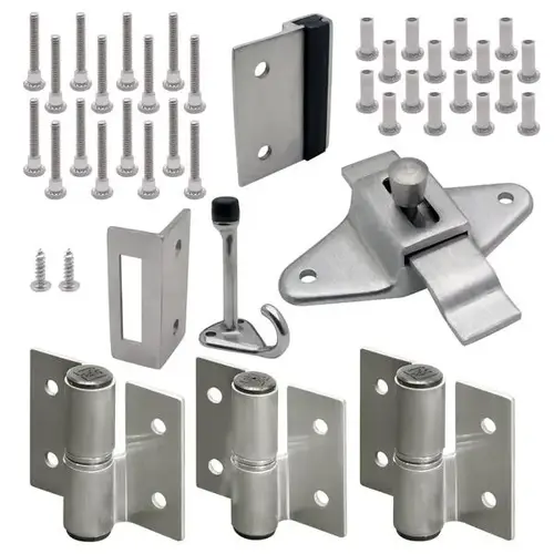 DOOR HARDWARE (LH-IN) 1-1/4" DOOR & POST (7893) SS 6LP DOOR HARDWARE (LH-IN) 1-1/4" DOOR & POST (7893) SS 6LP