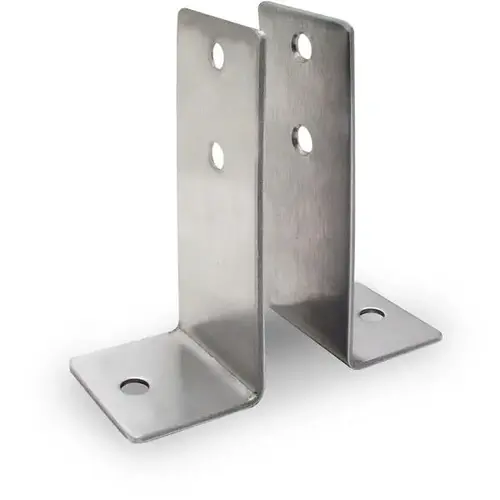 WALL BRACKET 2 PIECE X-HIGH - STAMPED S/S WALL BRACKET 2 PIECE X-HIGH - STAMPED S/S