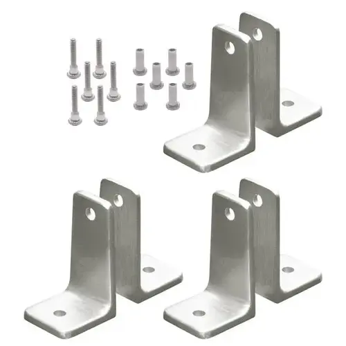 PANEL TO PILASTER PACK 1" TWO PC BRKT STAINLESS 6LP PANEL TO PILASTER PACK 1" TWO PC BRKT STAINLESS 6LP