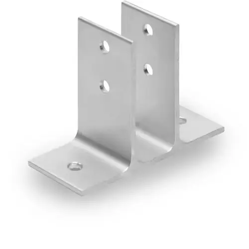 URINAL SCREEN BRACKET 1" ALUMINUM URINAL SCREEN BRACKET 1" ALUMINUM