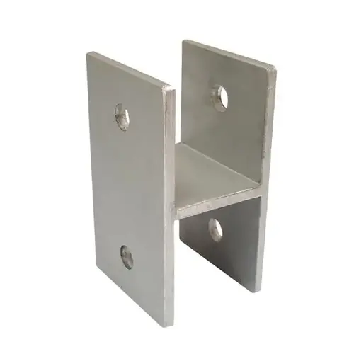 WALL BRACKET H TYPE 1" ALUMINUM WALL BRACKET H TYPE 1" ALUMINUM