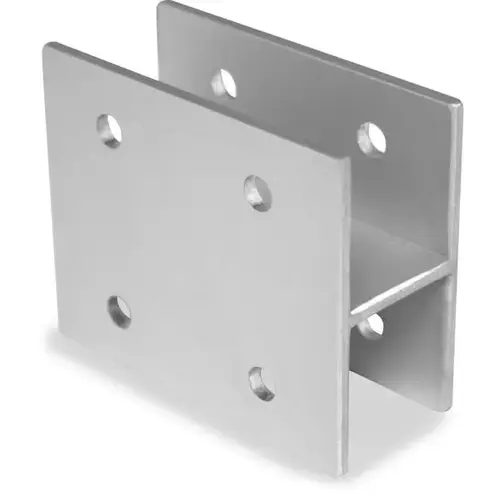 WALL BRACKET H TYPE 1" X 3" LONG-ALUMINUM WALL BRACKET H TYPE 1" X 3" LONG-ALUMINUM