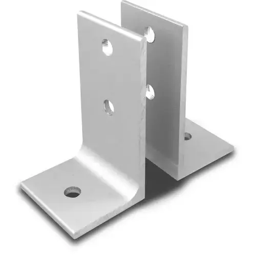 WALL BRACKET 2 PIECE ALUMINUM WALL BRACKET 2 PIECE ALUMINUM