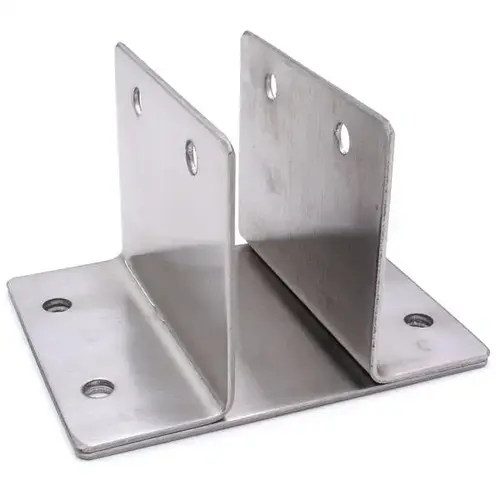 WALL BRACKET TWO EAR 1-1/4" X 3" LONG - STAMPED S/S WALL BRACKET TWO EAR 1-1/4" X 3" LONG - STAMPED S/S