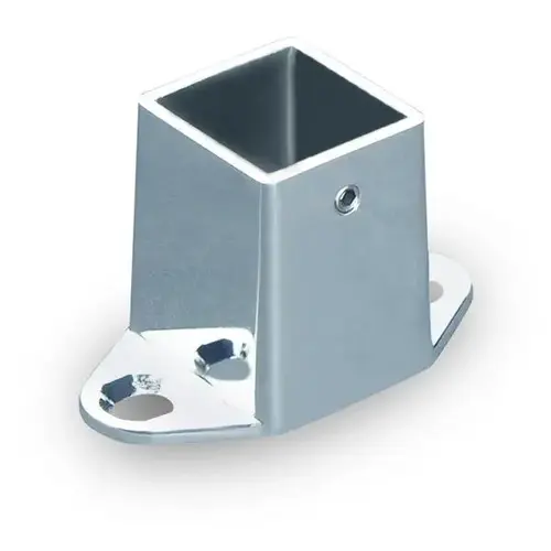 PILASTER SHOE 1-1/4"L X 1-1/4"W X 2"H CHROME PILASTER SHOE 1-1/4"L X 1-1/4"W X 2"H CHROME