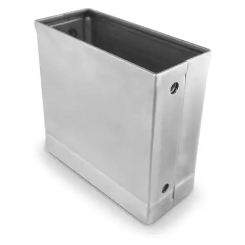 PILASTER SHOE 4"L X 1-1/4"W X 3"H OPEN-END PILASTER SHOE 4"L X 1-1/4"W X 3"H OPEN-END