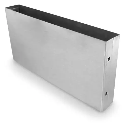 PILASTER SHOE 6"L X 7/8"W X 4"H OPEN-END PILASTER SHOE 6"L X 7/8"W X 4"H OPEN-END