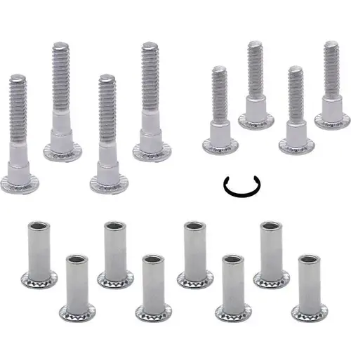 SCREW PACK - SURFACE HINGE 1" - 1-1/4" BRASS/CHROME SCREW PACK - SURFACE HINGE 1" - 1-1/4" BRASS/CHROME