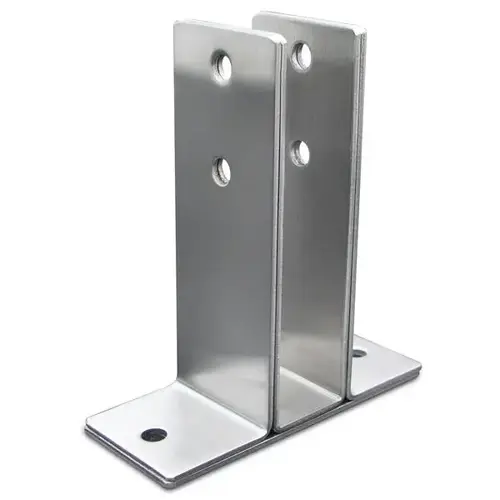 URINAL SCREEN BRACKET 3/4" X-HEAVY 4" LONG - STAMPED S/S URINAL SCREEN BRACKET 3/4" X-HEAVY 4" LONG - STAMPED S/S