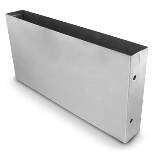 PILASTER SHOE 7"L X 3/4"W X 4"H OPEN-END PILASTER SHOE 7"L X 3/4"W X 4"H OPEN-END