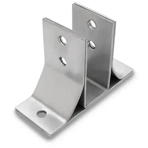 WALL BRACKET TWO EAR 1" BRACED - STAMPED S/S WALL BRACKET TWO EAR 1" BRACED - STAMPED S/S