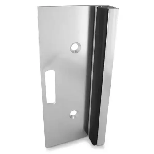 STRIKE & KEEPER (INSWING) 1" DOOR 6" HIGH (FLAT) ALUMINUM-BD STRIKE & KEEPER (INSWING) 1" DOOR 6" HIGH (FLAT) ALUMINUM-BD