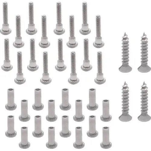 SCREW PACK - ALUMINIUM HINGE SET 8" (6LP) STAINLESS SCREW PACK - ALUMINIUM HINGE SET 8" (6LP) STAINLESS