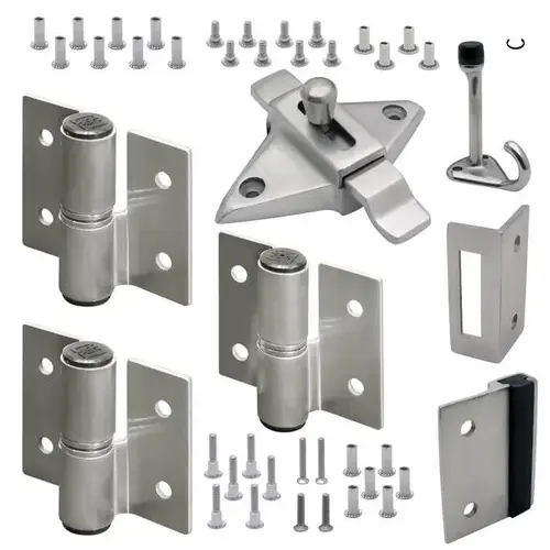 DOOR HARDWARE (RH-IN) 3/4" DOOR & POST (7883) STAINLESS 6LP DOOR HARDWARE (RH-IN) 3/4" DOOR & POST (7883) STAINLESS 6LP