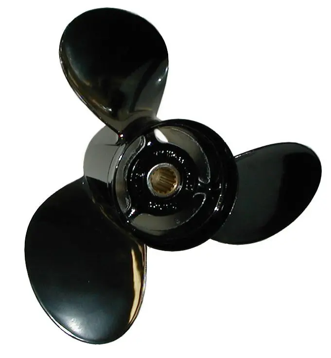Michigan Wheel THRU HUB EXHAUST PROPELLERS VARIOUS OUTBOARDS - 14-1/2 X 19 15 Tooth Spline 4-3/4" Gearcase Merc/Honda 031065
