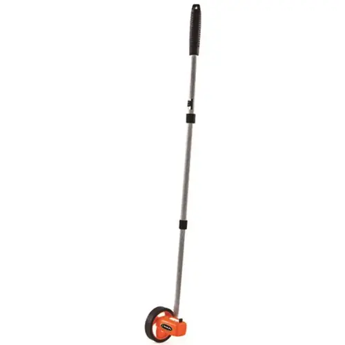Measuring Wheel, 9999.9 ft, 4 in Wheel, ABS Wheel, ABS, Orange