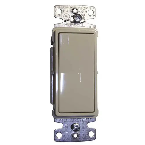 Wiring 15 Amp 120 To 277-Volt 3-Way Rocker Switch, White Wiring 15 Amp 120 To 277-Volt 3-Way Rocker Switch, White