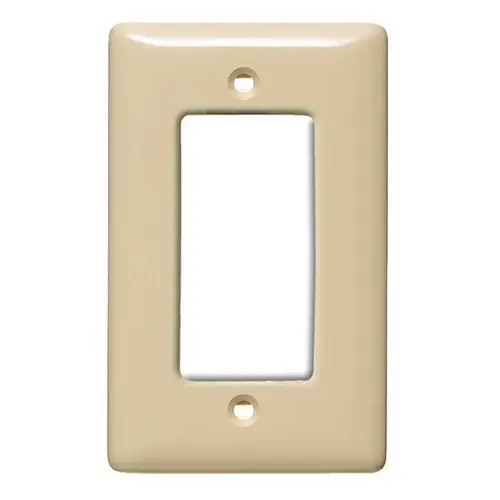 1-Gang Decorator Wall Plate, Ivory 1-Gang Decorator Wall Plate, Ivory