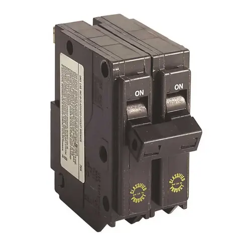 CHQ 20 Amp Double-Pole Classifed Circuit Breaker for Square D Type QO Loadcenters Black CHQ 20 Amp Double-Pole Classifed Circuit Breaker for Square D Type QO Loadcenters Black