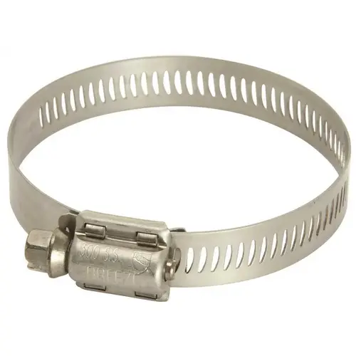 MARINE GRADE HOSE CLAMP, STAINLESS STEEL, 11/16 IN. TO 1-1/4 IN - pack of 10 MARINE GRADE HOSE CLAMP, STAINLESS STEEL, 11/16 IN. TO 1-1/4 IN - pack of 10
