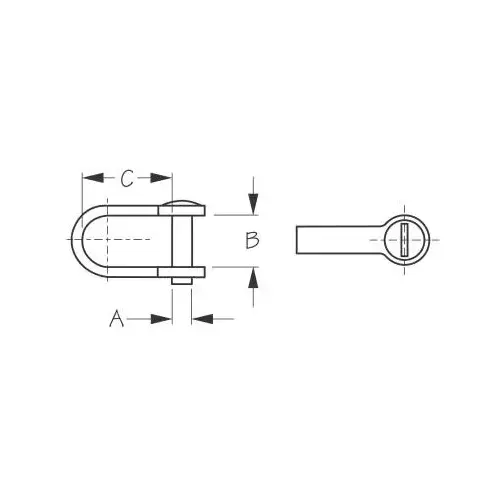 D Shackle 5/8X15/16 Ring D Shackle 5/8X15/16 Ring