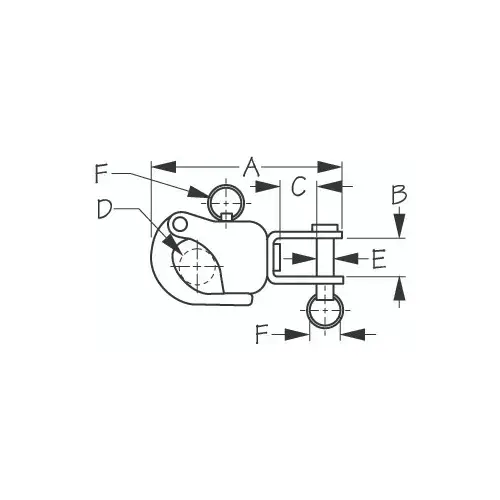 Stainless Steel TOGGLE SNAP SHACKLE 3-1/2" Stainless Steel TOGGLE SNAP SHACKLE 3-1/2"