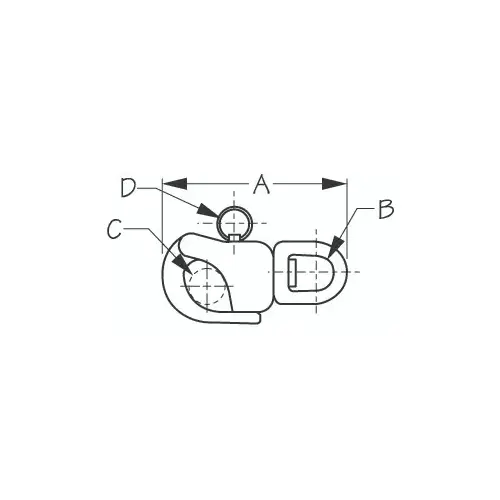 Stainless Steel SWIVEL SNAP SHACKLE 3-1/2" Stainless Steel SWIVEL SNAP SHACKLE 3-1/2"