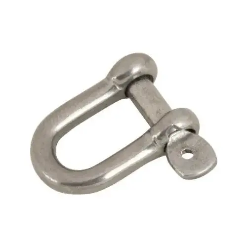 Stainless Steel CAPTIVE D SHACKLE - 3/16" Stainless Steel CAPTIVE D SHACKLE - 3/16"