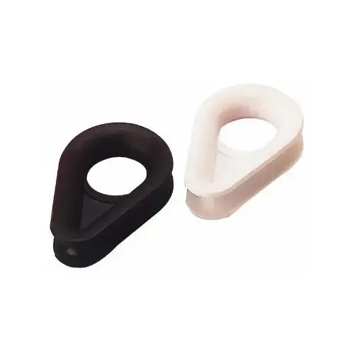 NYLON THIMBLE WHITE - 1/4" NYLON THIMBLE WHITE - 1/4"