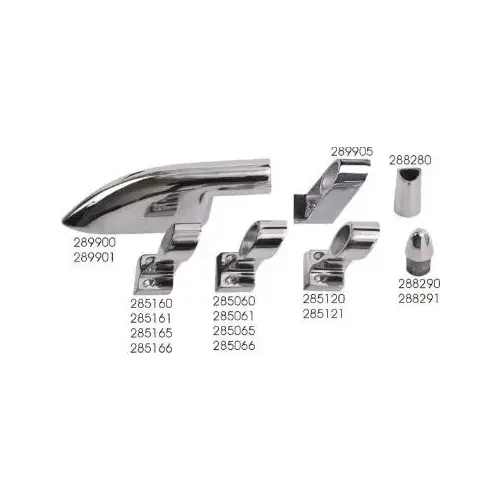 Stainless Steel 60DG CENTER LEFT 7/8" Stainless Steel 60DG CENTER LEFT 7/8"