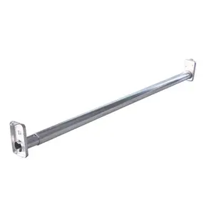 Knape & Vogt PB-0022-72/120 TELESCOPING CLOSET ROD 72 IN. TO 120 IN. LENGTH 1 IN. DIAMETER Silver