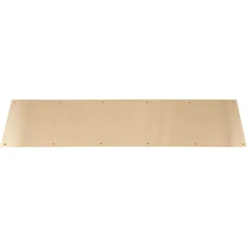 BRASS PLATED DOOR KICK PLATE 8 IN. X 34 IN