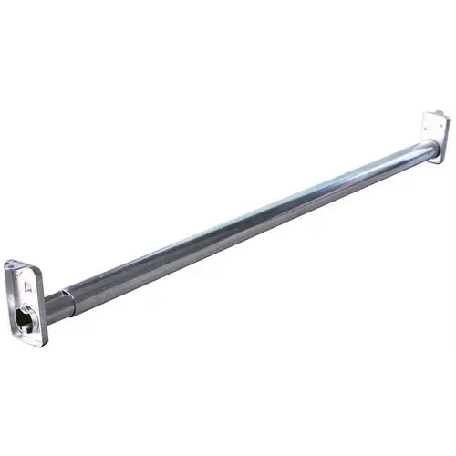 TELESCOPING CLOSET ROD 30 IN. TO 48 IN. LENGTH 1 IN. DIAMETER Silver