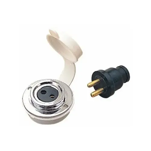 Chrome Brass Plrzd Cable Outlet - Sea-Dog Line - 426142 Chrome Brass Plrzd Cable Outlet - Sea-Dog Line - 426142