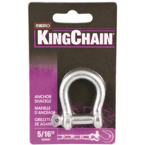 5/16 in. Zinc-Plated Anchor Shackle 5/16 in. Zinc-Plated Anchor Shackle