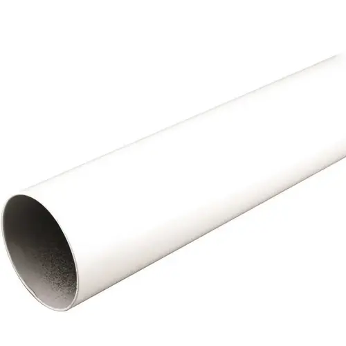 John Sterling Closet-Pro 8 Ft. x 1-1/4 In. Extra Heavy-Duty Cut-to-Length Closet Rod, White