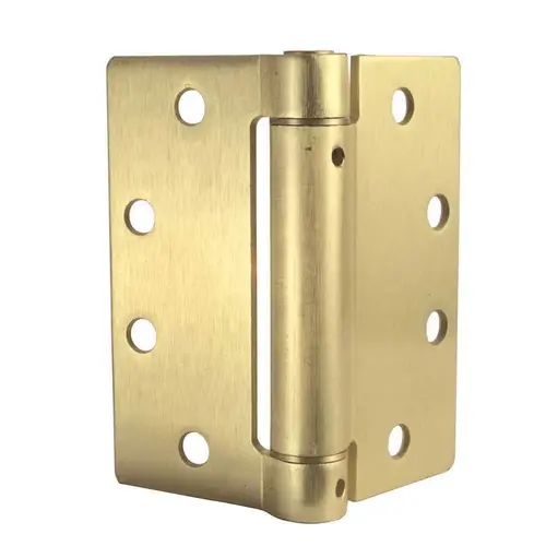SPRING HINGE SATIN 4-1/2 IN. X 4-1/2 IN. S US4 Brass SPRING HINGE SATIN 4-1/2 IN. X 4-1/2 IN. S US4 Brass