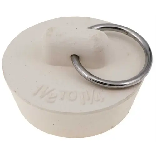 DUO FIT STOPPER, 1-3/8 IN. TO 1-1/2 IN White DUO FIT STOPPER, 1-3/8 IN. TO 1-1/2 IN White