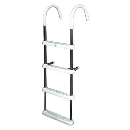 4-Step Gunwale 11" Hook LADDER Stainless Steel 4-Step Gunwale 11" Hook LADDER Stainless Steel
