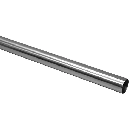 5 ft. Aluminum Shower Rod with Flange in Chrome 5 ft. Aluminum Shower Rod with Flange in Chrome