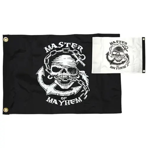 MASTER OF MAYHEM 12X18 FLAG DB MASTER OF MAYHEM 12X18 FLAG DB