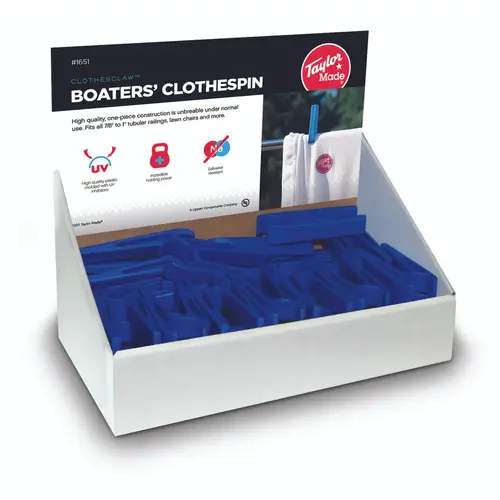 BOATERS CLOTHSPIN DISPLAY BOX BOATERS CLOTHSPIN DISPLAY BOX