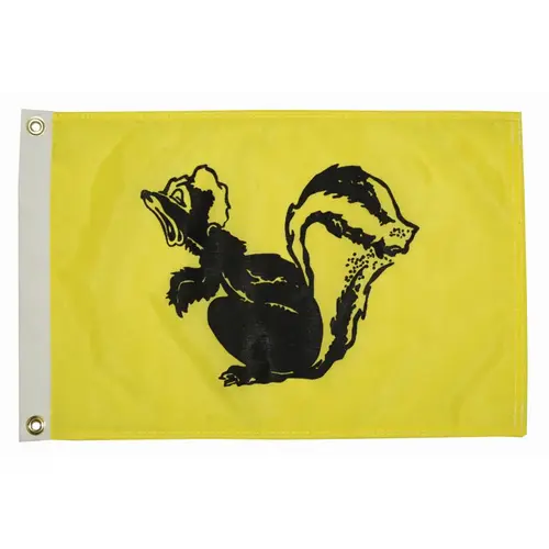 SKUNK FLAG 12X18 SKUNK FLAG 12X18