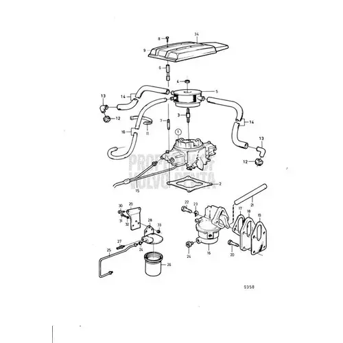 Gasket - Volvo Penta Gasket - Volvo Penta