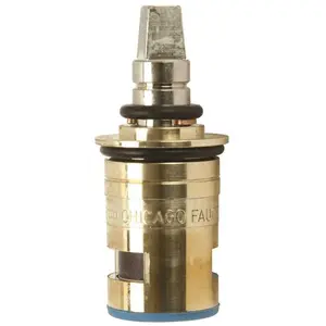 Chicago Faucets 1-099XKBL12JKABNF CERAMIC SHORT 1/4-TURN OPERATING CARTRIDGE, RIGHT HAND, COLD, LEAD FREE Brass